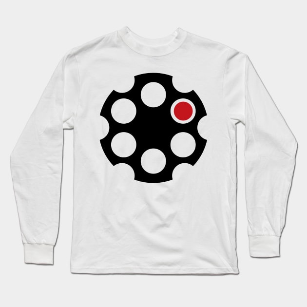Russian Roulette Revolver Long Sleeve T-Shirt by lkn